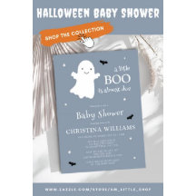 Invitation de bébé garçon douche Halloween