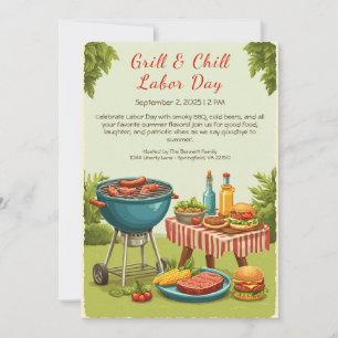 Invitation de bière BBQ de la fête du Travail – Ba