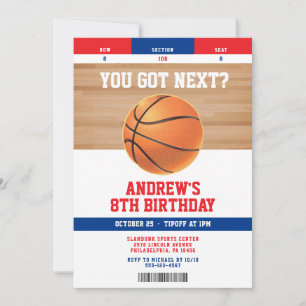 Invitation de billet d'anniversaire pour enfants d