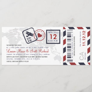 Invitation de billet d'avion Pass