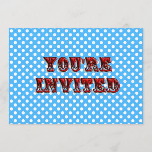 Invitation de billets de cirque