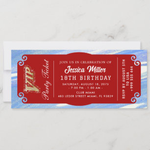 Invitation de billets pro Party