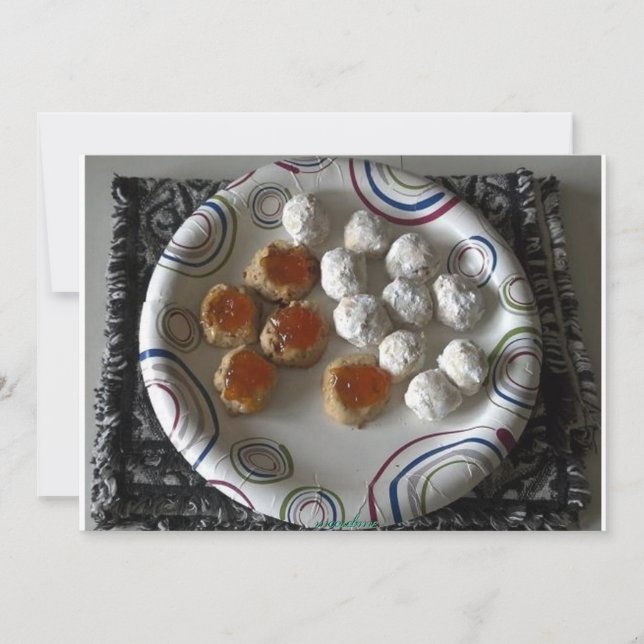 Invitation de biscuits de mariage mexicains (Devant)