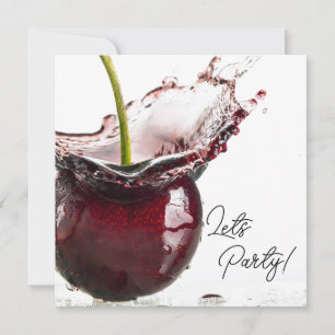 Invitation de Black Cherry Party