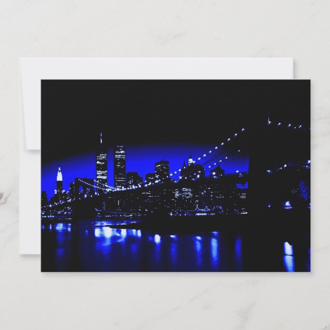 Invitation de Blue New York City (Devant)