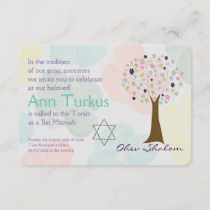 Invitation de Bnai Mitzvah de batte de barre