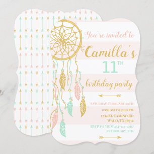 Invitation de Boho Dream Catcher