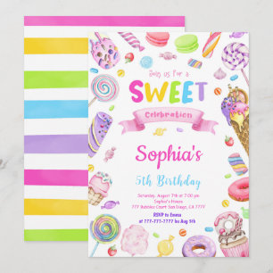 Invitation de bonbons