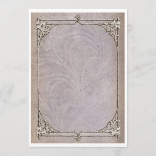 Invitation de bordure victorienne vintage