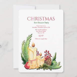 Invitation de bougies de vacances