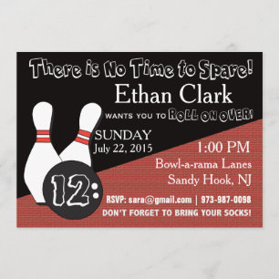 Invitation de Bowling pour tous !