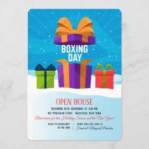 Invitation de Boxing Day