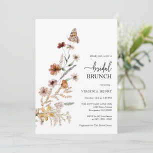 Invitation de brunch de mariage bohème