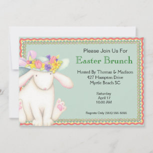 Invitation de Brunch de Pâques