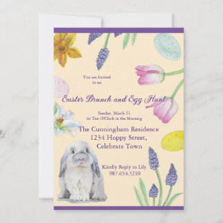 Invitation de Brunch de Pâques
