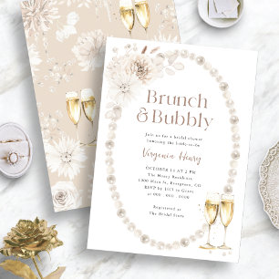 Invitation de Brunch et de Bubbly
