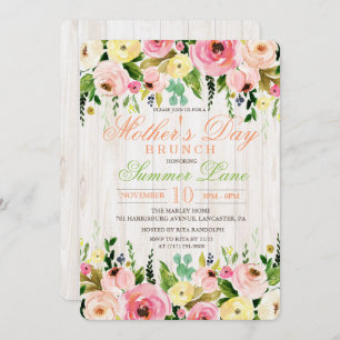 Invitation de brunch pour la fête des mères