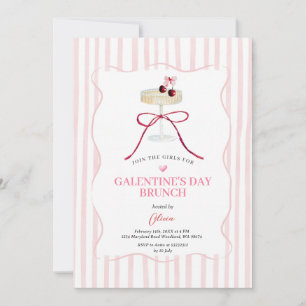 Invitation de brunch pour la Saint-Valentin entre 