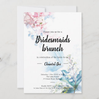 Invitation de brunch pour les demoiselles d'honneu