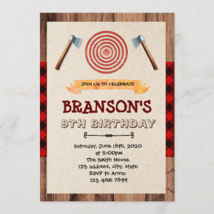 INVITATION DE BÛCHERON