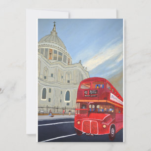 Invitation de bus de Londres 
