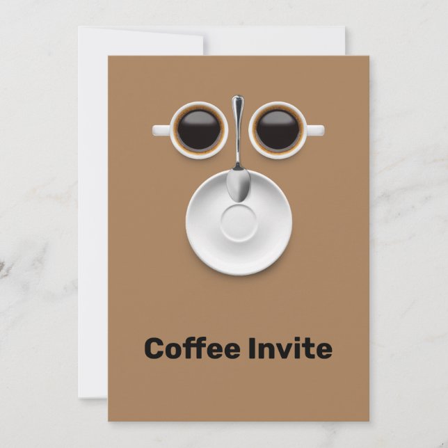 Invitation de café (Devant)