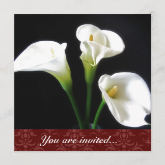 Invitation de Calla Lily
