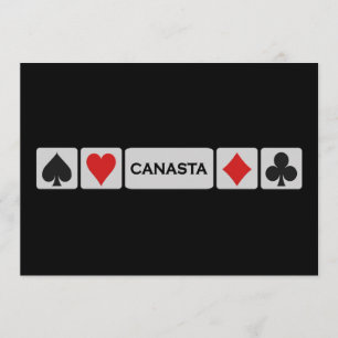 Invitation de canasta - personnaliser