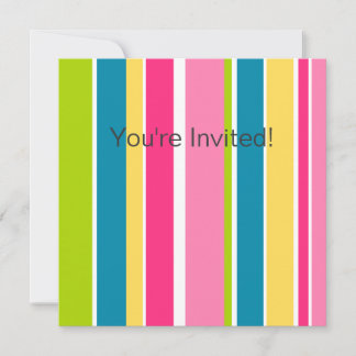 Invitation de Candy Stripes