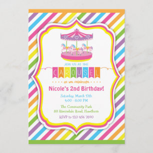 Invitation de carousel/Invitation de carousel