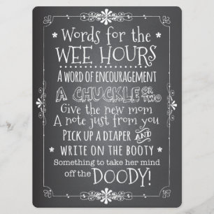 Invitation de carte d'activité de baby shower de