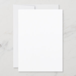 Invitation de carte plat de 5 po x 7 po
