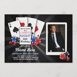 Invitation de cartes d'anniversaire de photo de