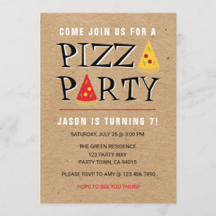 Invitation de célébration d'anniversaire de partie