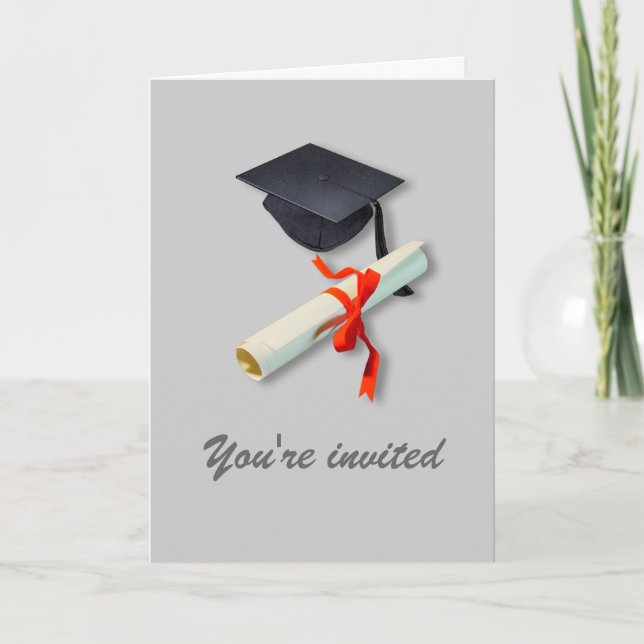 Invitation de célébration d'obtention du diplôme (Devant)