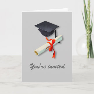 Invitation de célébration d'obtention du diplôme