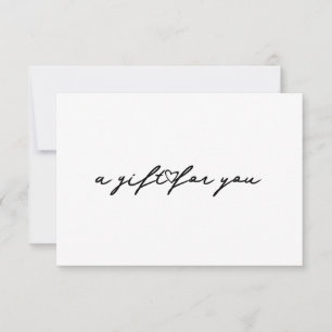 Invitation de certificat cadeau de beauté Script H