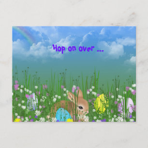 Invitation de chasse aux oeufs de Pâques