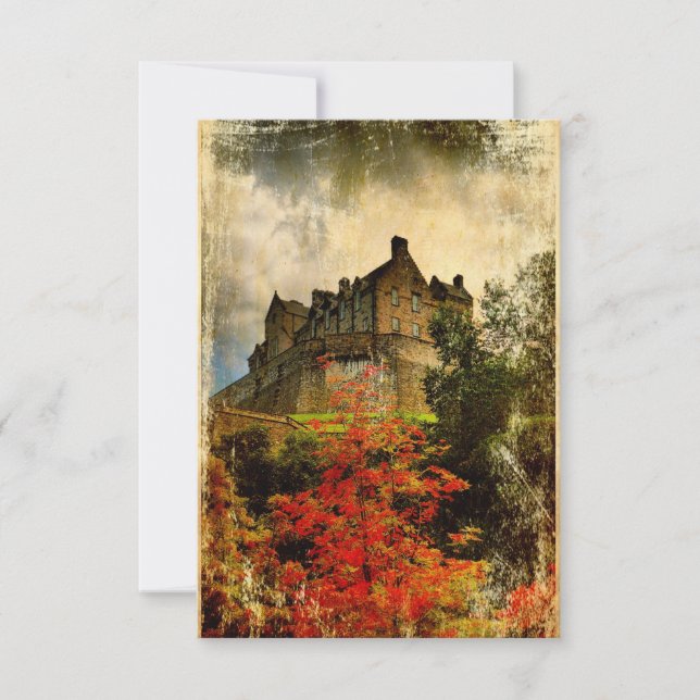 Invitation de château d'Edimbourg (petit) (Devant)