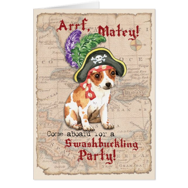 Invitation de Chihuahua Pirate (Devant)