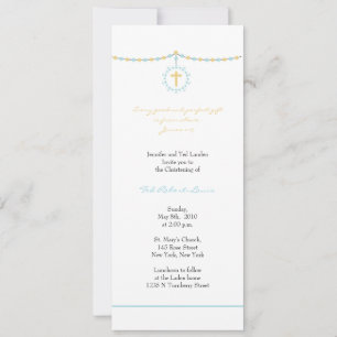 Invitation de Christening