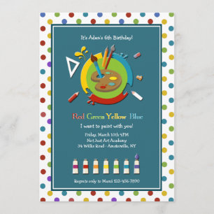 Invitation de classe d'art