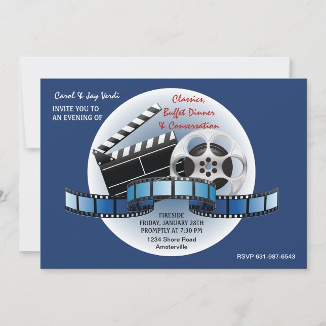 Invitation de classiques de film (Devant)