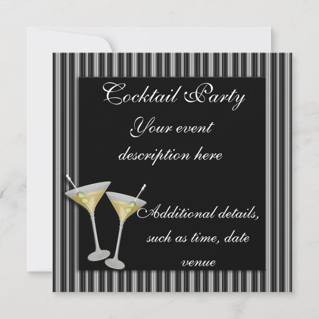 Invitation de cocktail (Devant)