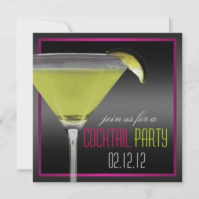 Invitation de cocktail (Devant)