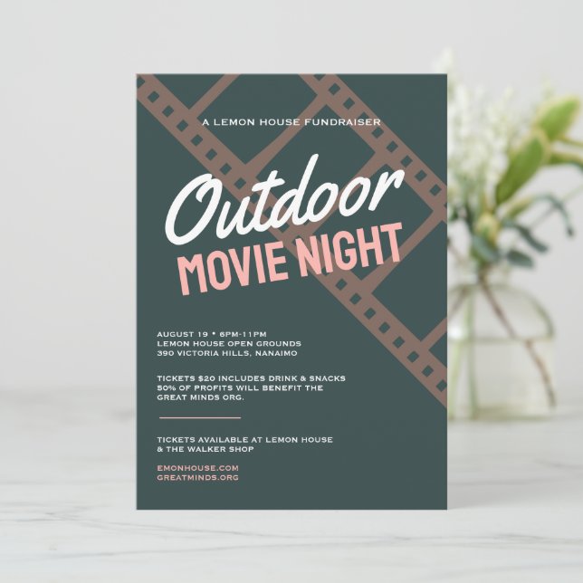 Invitation de collecte de fonds pour la nuit de ci (Debout devant)