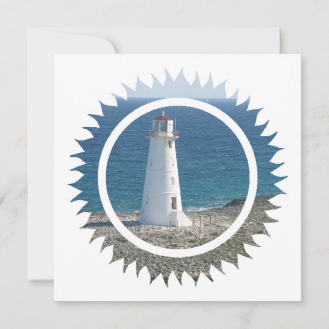 Invitation de conception de phare (Devant)