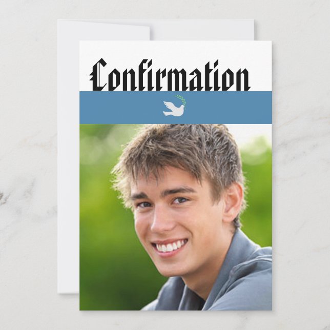 Invitation de confirmation (Devant)