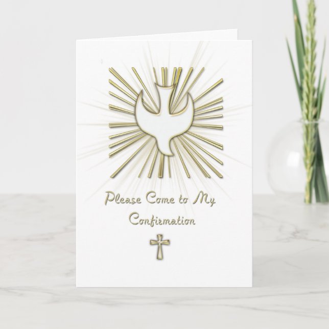 Invitation de confirmation (Devant)