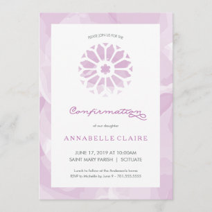Invitation de confirmation, invitation religieux